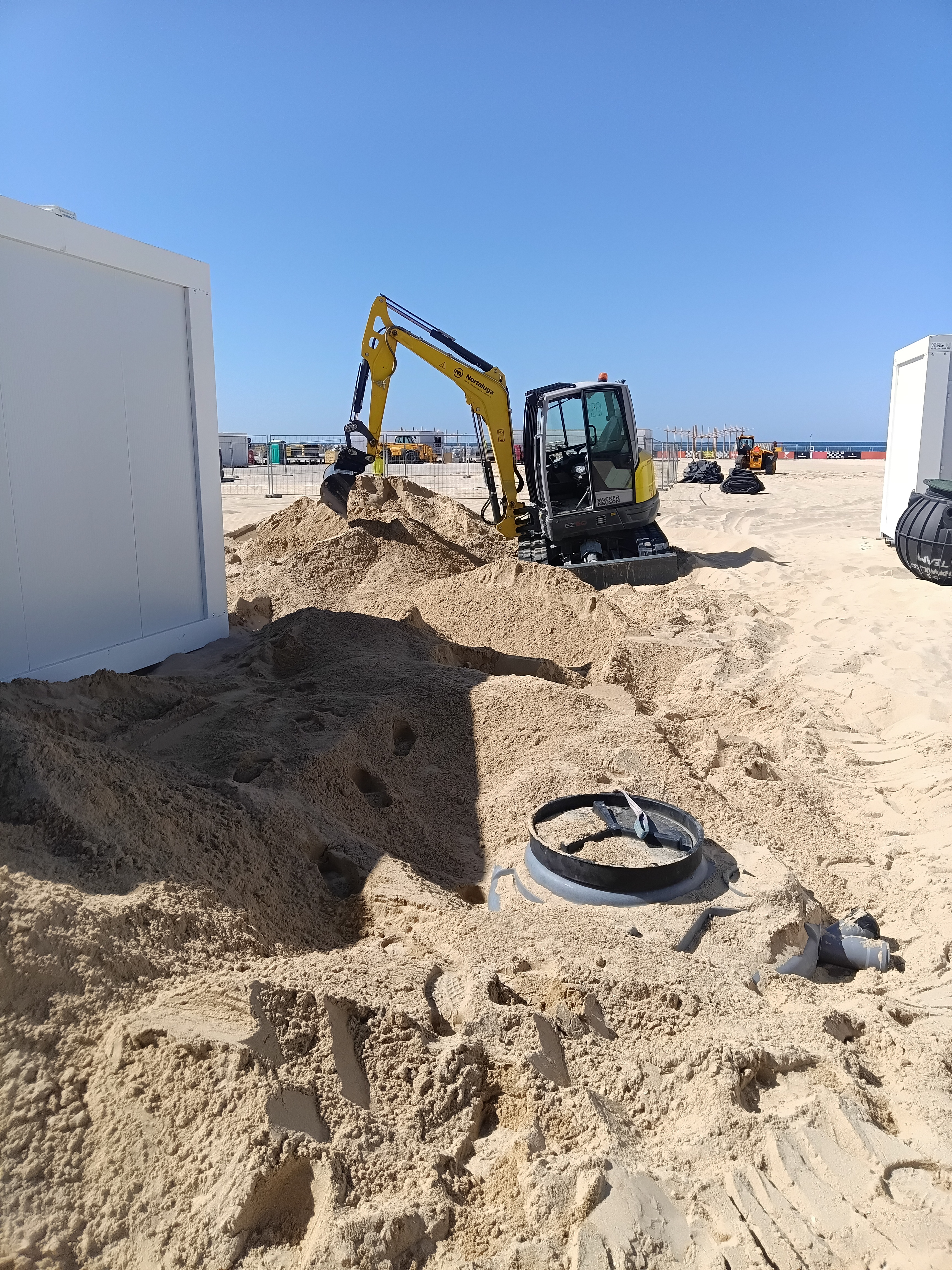 Estação elevatória águas residuais, grandes eventos